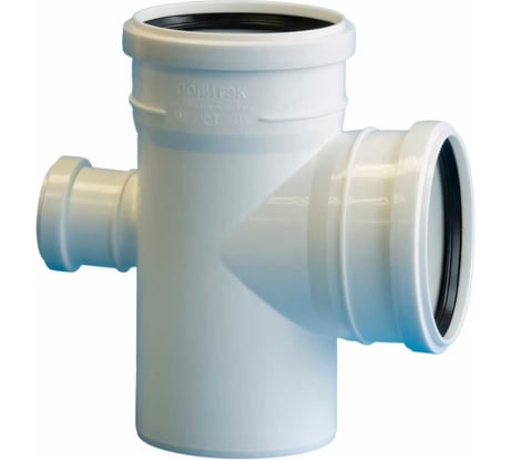 Одноплоскостная крестовина для бесшумной канализации ПОЛИТЭК из ПП диаметр 110х110х50/87,5 градусов 130011587