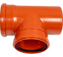 Тройник ПОЛИТЭК 160х160/87 градусов 160116087