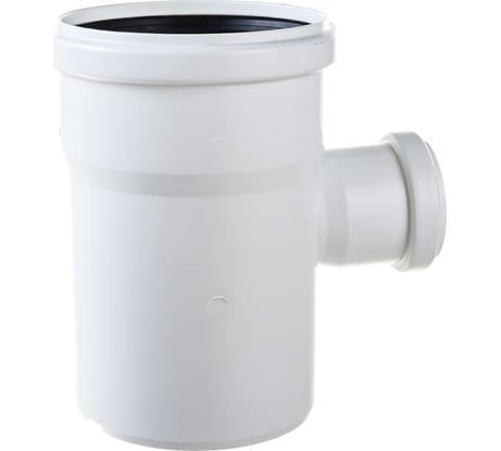 Тройник для бесшумной канализации ПОЛИТЭК из ПП, диаметр 110х50/87.5 градусов 200115087