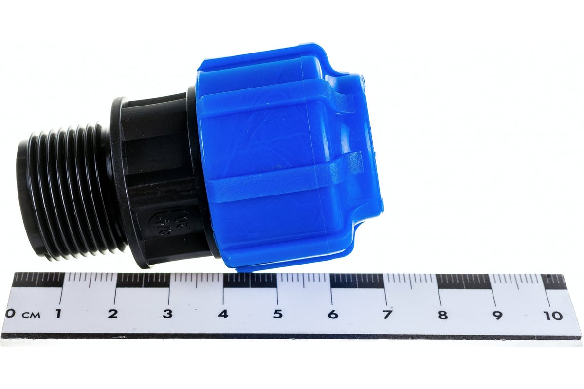 Муфта Политэк с наружной резьбой 20х3/4 ТПК-АКВА 53002034 - выгодная ...