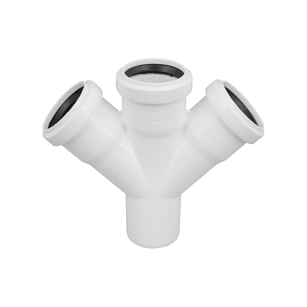 Одноплоскостная крестовина для бесшумной канализации ПОЛИТЭК из ПП ...