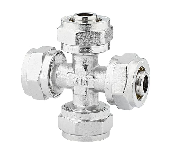 Крестовина обжимная PROFACTOR ц/ц/ц/ц 16х16х16х16 PF PF 487