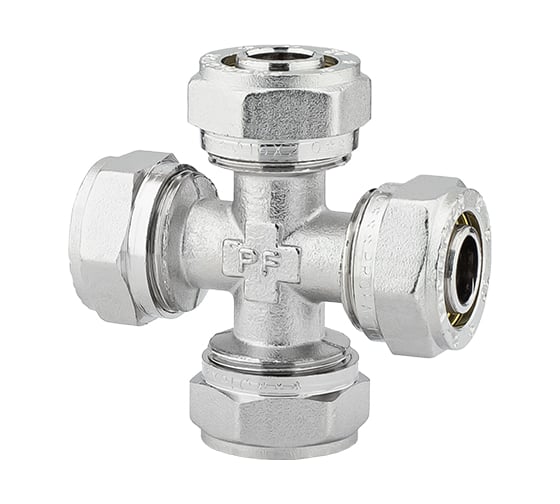 Крестовина обжимная PROFACTOR ц/ц/ц/ц 20х20х20х20 PF PF 488