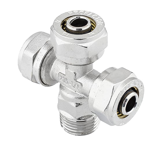 Крестовина обжимная PROFACTOR ц/ц/ц/н 16х16х16х1/2" PF PF 492