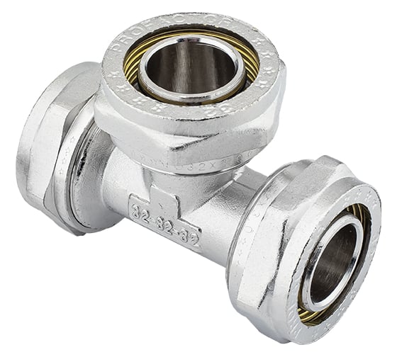Тройник обжимной PROFACTOR ц/ц/ц 32х32х32 PF PF 486