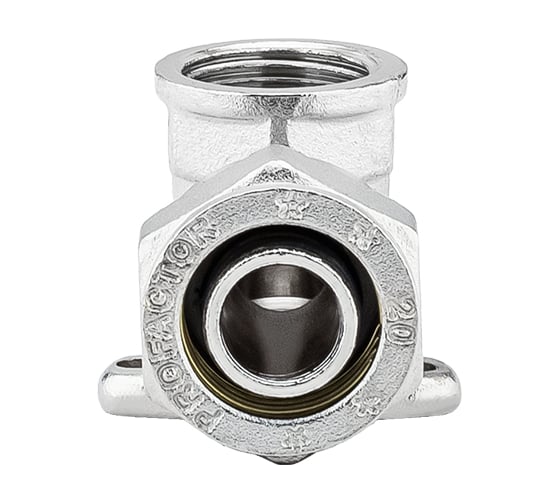 Уголок с креплением обжимной PROFACTOR ц/в 20х1/2" PF PF 496