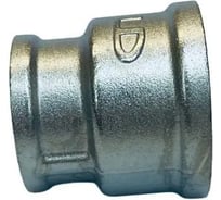 Муфта переходная LD Pride DN50x32, 2"ВР х 1 1/4"ВР, латунь никель LD.67.526.50х32