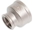 Муфта переходная LD PRIDE DN25х15 (1"ВР х 1/2"ВР) латунь никель с биркой LD.67.526.25x15 3