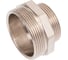Ниппель переходной LD PRIDE DN50х40 (2"НР х 1 1/2"НР) латунь никель с биркой LD.67.513.50х40 2
