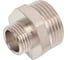 Ниппель переходной LD PRIDE DN25х15 (1"НР х 1/2"НР) латунь никель с биркой LD.67.513.25х15 3