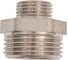 Ниппель переходной LD PRIDE DN25х15 (1"НР х 1/2"НР) латунь никель с биркой LD.67.513.25х15 4