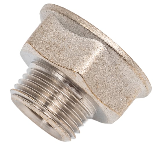 Переход LD Pride DN15x10, 1/2"ВР х 3/8"НР, латунь никель LD.67.519.15х10