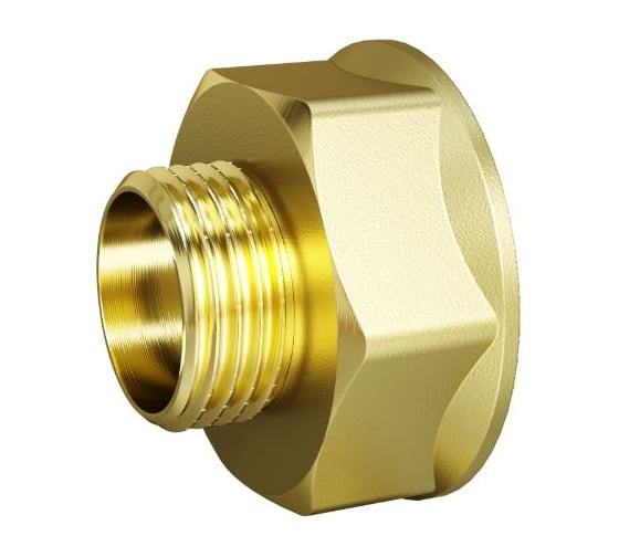 Переход LD Pride DN40x32, 1 1/2"ВР х 1 1/4"НР, латунь LD.65.519.40х32 1