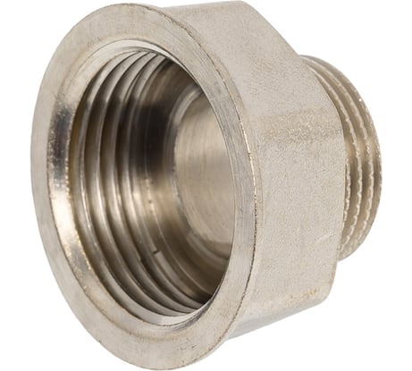 Переход LD Pride DN25x20, 1"ВР х 3/4"НР, латунь никель LD.67.519.25х20