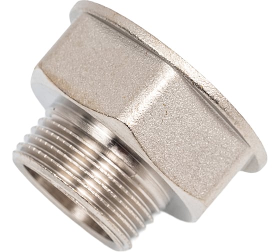 Переход LD Pride DN25x20, 1"ВР х 3/4"НР, латунь никель LD.67.519.25х20