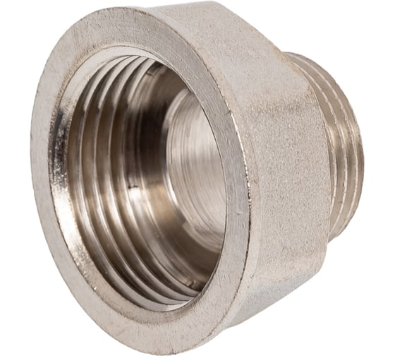 Переход LD Pride DN25x20, 1"ВР х 3/4"НР, латунь никель LD.67.519.25х20