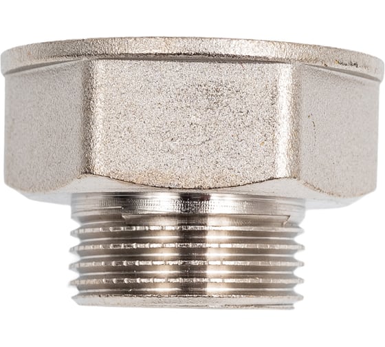Переход LD Pride DN25x20, 1"ВР х 3/4"НР, латунь никель LD.67.519.25х20