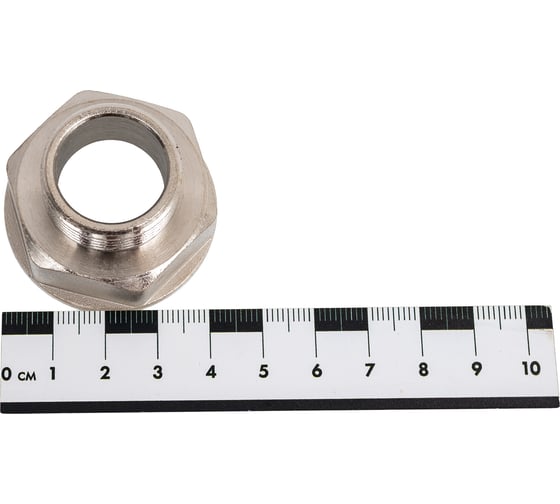 Переход LD Pride DN25x20, 1"ВР х 3/4"НР, латунь никель LD.67.519.25х20