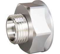 Переход LD Pride DN20x15, 3/4"ВР х 1/2"НР, латунь никель LD.67.519.20х15