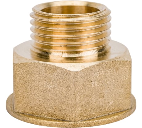 Переход DN20x15 (3/4"ВР х 1/2"НР) LD Pride латунь никель LD.67.519.20х15