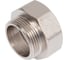 Переход LD PRIDE DN40х32 (1 1/2"ВР х 1 1/4"НР) латунь никель с биркой LD.67.519.40х32 3
