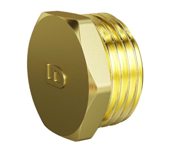 Пробка LD Pride DN32, 1 1/4" НР, латунь LD.65.515.32 1