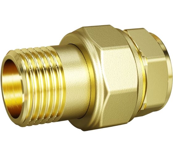 Сгон разъемный LD Pride, американка, DN50, 2" ВР/НР, латунь LD.65.530.50