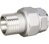 Сгон разъемный LD Pride, американка, DN25, 1" ВР/НР, латунь никель LD.67.530.25