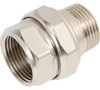 Сгон разъемный LD Pride, американка, DN25, 1" ВР/НР, латунь никель LD.67.530.25