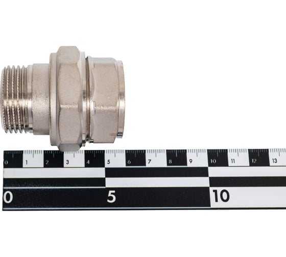 Сгон разъемный LD Pride, американка, DN25, 1" ВР/НР, латунь никель LD.67.530.25