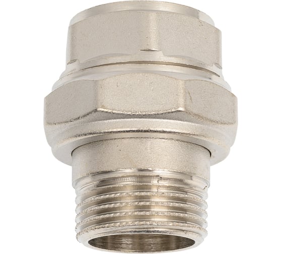 Сгон разъемный LD Pride, американка, DN25, 1" ВР/НР, латунь никель LD.67.530.25