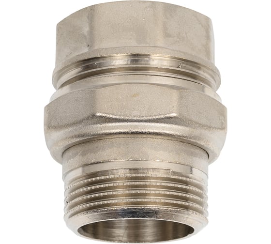 Сгон разъемный LD Pride, американка, DN32, 1 1/4" ВР/НР, латунь никель LD.67.530.32