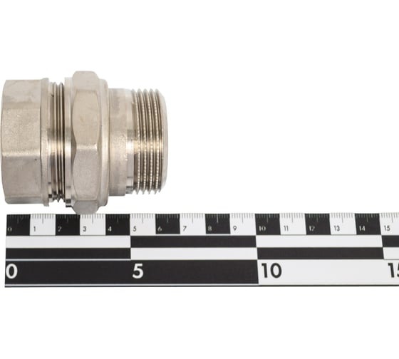 Сгон разъемный LD Pride, американка, DN32, 1 1/4" ВР/НР, латунь никель LD.67.530.32