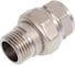 Сгон разъемный (американка) LD PRIDE DN15 (1/2") ВР/НР латунь никель с биркой LD.67.530.15 3