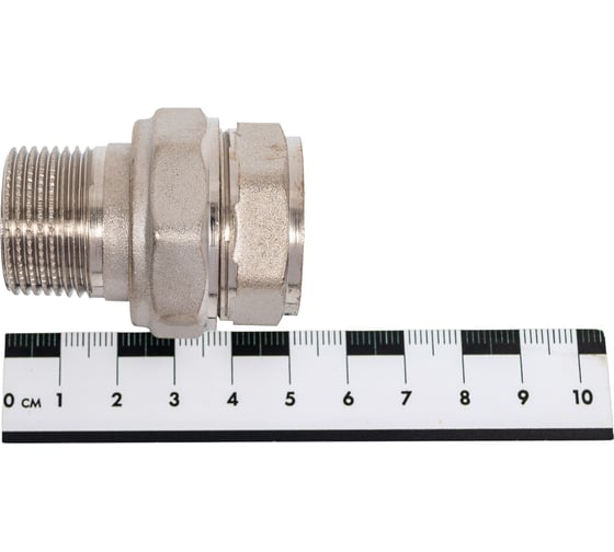 Сгон разъемный LD Pride, американка, DN20, 3/4" ВР/НР, латунь никель LD.67.530.20