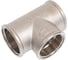 Тройник LD PRIDE DN32 (1 1/4") ВР/ВР/ВР латунь никель с биркой LD.67.524.32 3