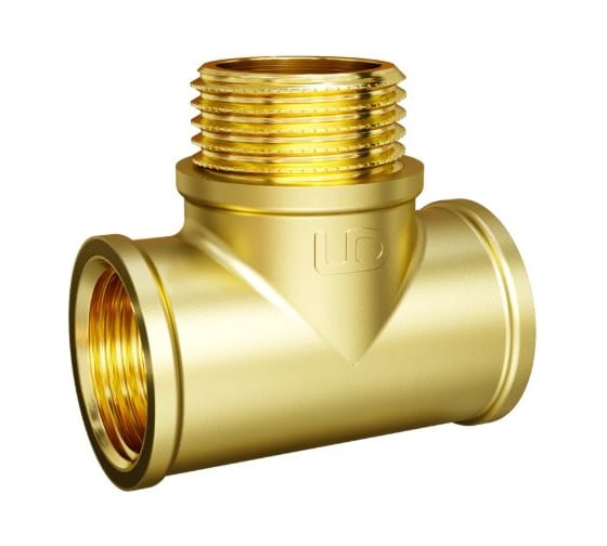 Тройник LD Pride DN15, 1/2" ВР/НР/ВР, латунь LD.65.531.15