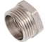 Футорка LD PRIDE DN25х20 (1"НР х 3/4" ВР) латунь никель с биркой LD.67.517.25х20 3