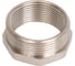 Футорка LD PRIDE DN40х32 (1 1/2"НР х 1 1/4" ВР) латунь никель с биркой LD.67.517.40х32 4