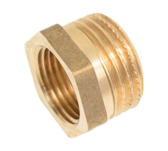 Футорка LD Pride DN15x10, 1/2" НР х 3/8" ВР, латунь LD.65.517.15х10