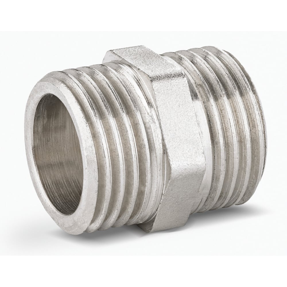 Ниппель латунный LD Ду25 НР никель .67.501.25 129-8118 - выгодная цена ...