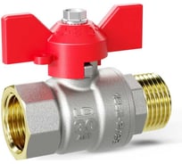 Шаровой кран LD Pride 47.25.В-Н.Б (red) LD 47.312.25 R