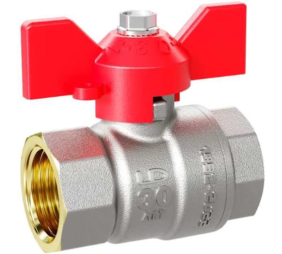 Шаровой кран LD Pride 47.32.В-В.Б (red) LD 47.310.32 R 1