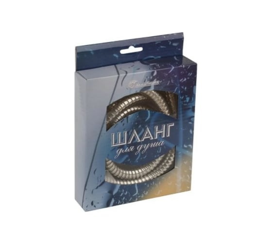 Шланг для душа Аквалиния двойная оплетка, латунь, 1.5 м 02.4-009