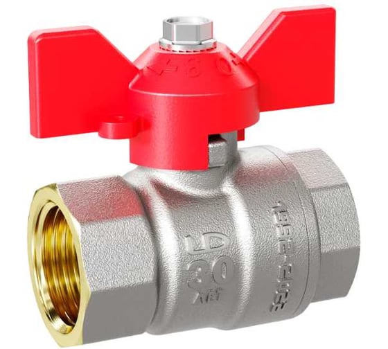 Шаровой кран LD Pride 47.25.В-В.Б (red) LD 47.310.25 R 1