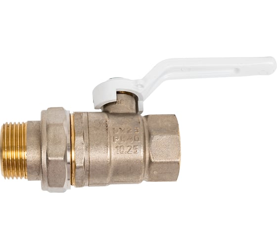 Шаровой кран LD Pride 47.25.В-ГШ.Р (white) LD 47.317.25 W