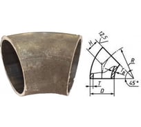 Отвод ТЕХСНАБ 57х3, 45 гр, сталь 20 9073