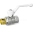 Шаровой кран LD Pride 47.50.В-Н.Р (white) LD 47.313.50 W 1