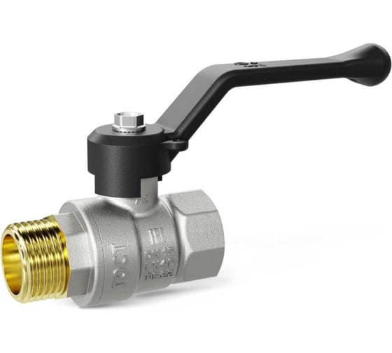 Шаровой кран LD Pride 47.50.В-Н.Р (рычаг стальной) LD 47.313.50.0 1
