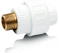 Муфта разборная Blue Ocean полипропиленовая комбинированная НР PPRF/UA-PPRMT(W)-20х1/2"